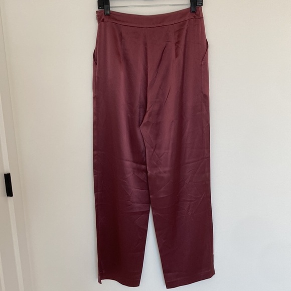 Cinq a Sept Alexi Luxe Satin Straight Leg Pants - Picture 9 of 11